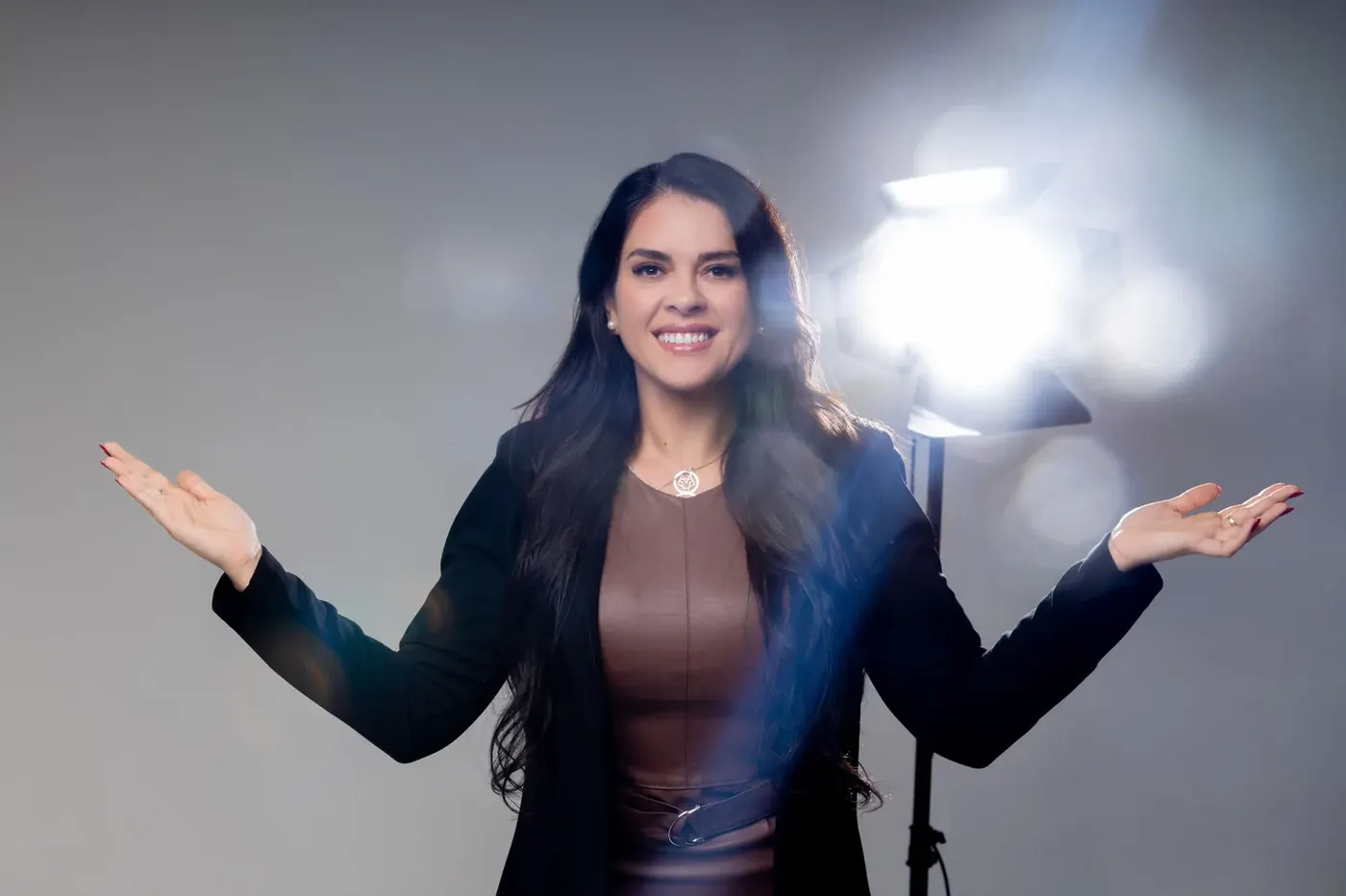 Angélica em uma imersão presencial